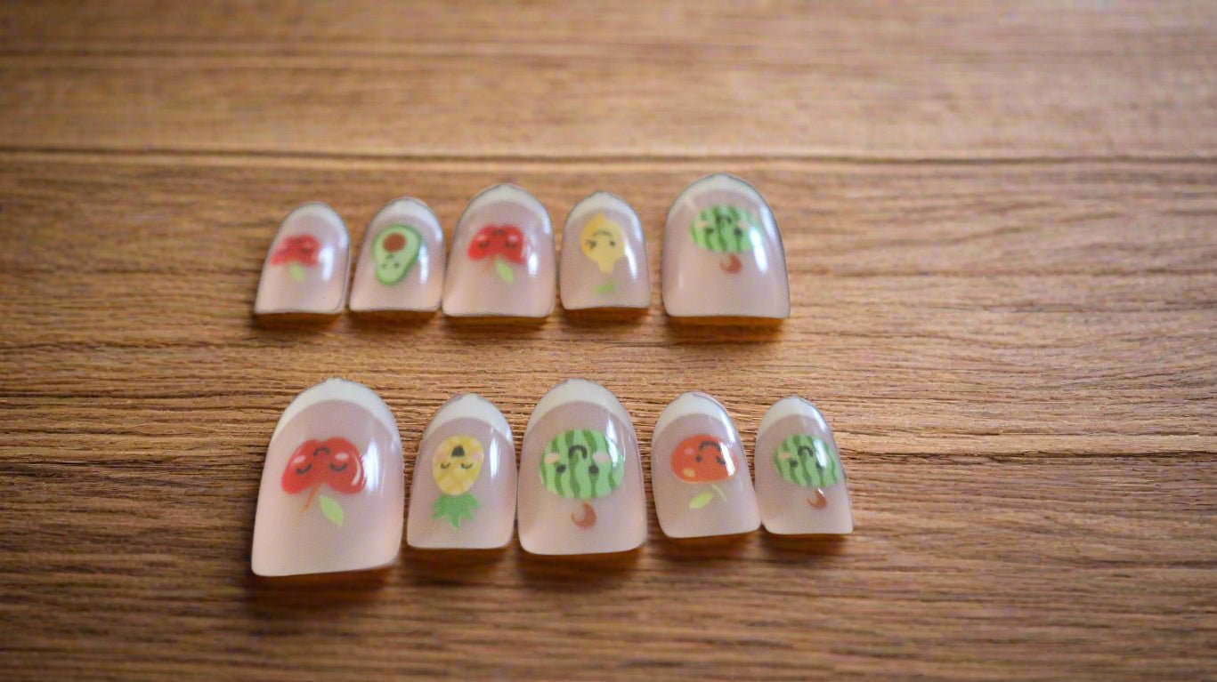 Effortless press - on nails french tip 007 - Tula Rose
