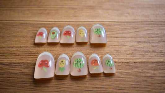 Effortless press - on nails french tip 007 - Tula Rose