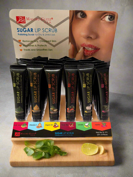 Malibu Glitz sugar lip scrub - Tula Rose