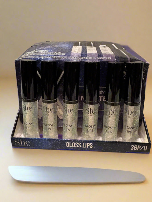 She clear glossy moisten lips - Tula Rose